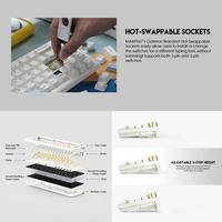 Gambar Fantech MAXFIT67 MK858 65% Wireless Keyboard Gaming Mechanical dari Techno Computer Bali Kota Denpasar 4 Tokopedia