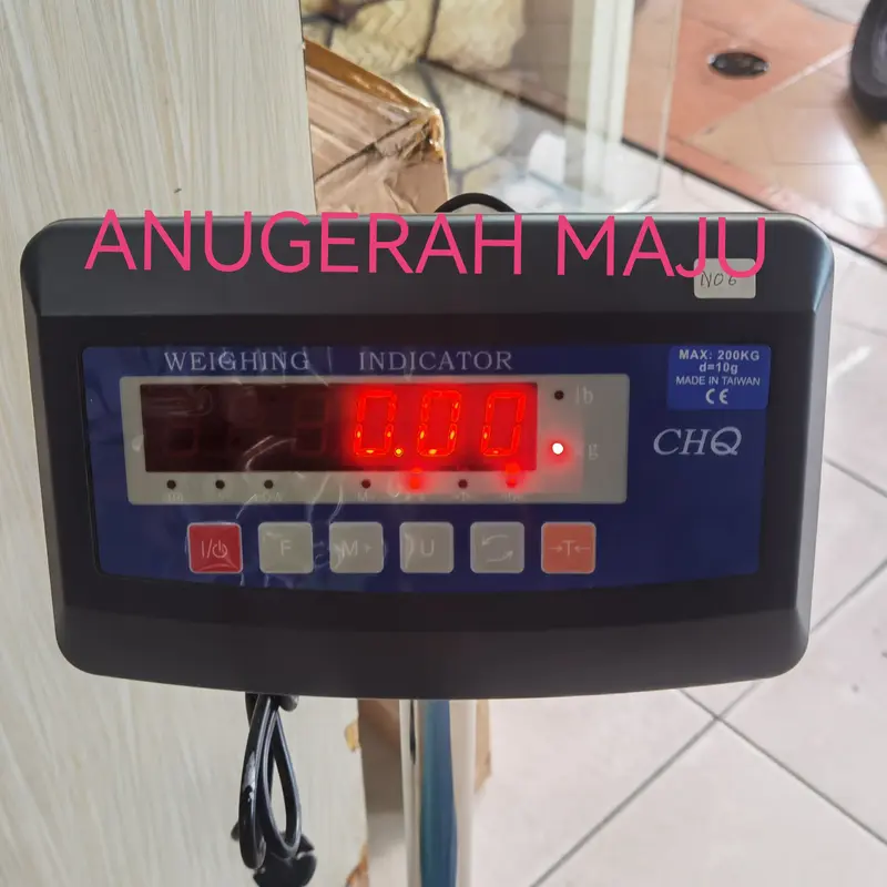 Timbangan Brg Digital Berdiri 150 kg x 10 gram/Timbangan Lantai CHQ150 3