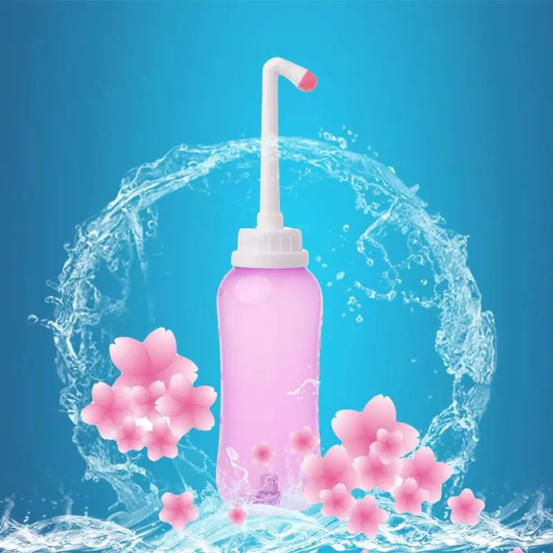 Botol semprotan cebok toilet portabel travel cebok lansia 560 ML-GM14 2