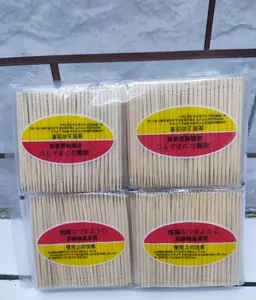 Tusuk gigi polos bambu / tusuk buah refill / refill tooth pick