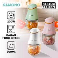Gambar SAMONO Mini Food Processor Chopper 300 ml SW099 SW-099 - SW-099S Pink dari amac electronic store Kota Tangerang 1 Tokopedia