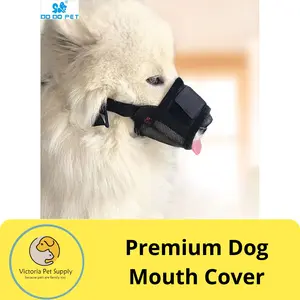 Premium Dog Mouth Cover Protector / Pelindung Penutup Mulut Anjing