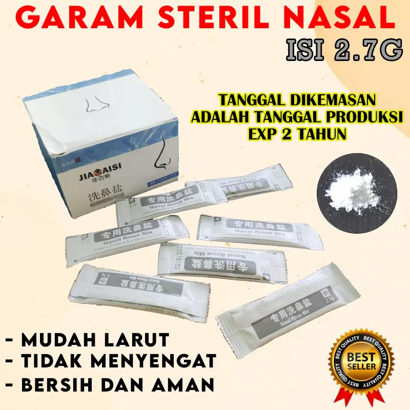 GARAM PENCUCI HIDUNG NOSE NASAL SINUS SALT WASH CLEANER