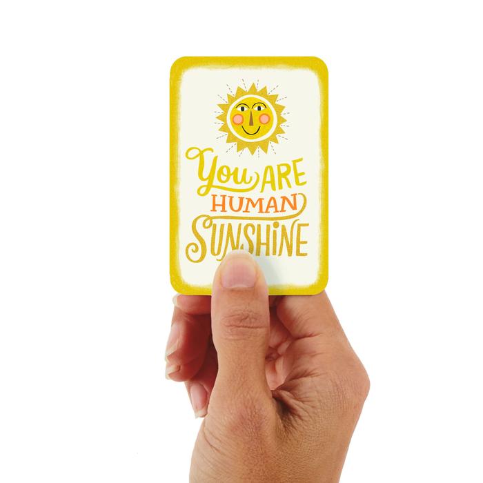 Gambar MINI GREETING CARD- KARTU UCAPAN- HALLMARK- HUMAN SUNSHINE dari Hallmark Cards Indonesia Kota Administrasi Jakarta Utara Tokopedia