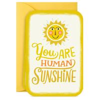 Gambar MINI GREETING CARD- KARTU UCAPAN- HALLMARK- HUMAN SUNSHINE dari Hallmark Cards Indonesia Kota Administrasi Jakarta Utara 3 Tokopedia