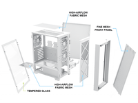 Gambar Montech Air 1000 LITE - High Airflow Tempered Glass ATX Gaming Case - White Edition dari Duta Mandiri Infokom Kota Administrasi Jakarta Pusat 5 Tokopedia