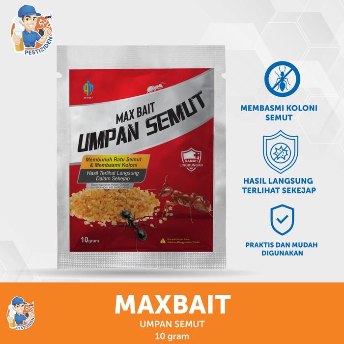 Gambar Maxbait Umpan Pembasmi Semut ampuh sampai sarang-10 gr dari Pestiziden Chemical Kota Tangerang Tokopedia