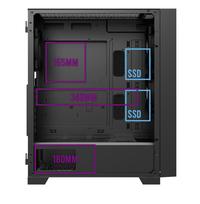 Gambar Montech Air 1000 LITE - High Airflow Tempered Glass ATX Gaming Case - White Edition dari Duta Mandiri Infokom Kota Administrasi Jakarta Pusat 4 Tokopedia