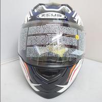 Gambar Helm Zeus ZS-811 Blue AL52 Orange Fullface New!! - M dari Bike Master Kota Bandung 3 Tokopedia