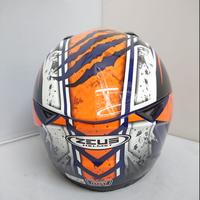 Gambar Helm Zeus ZS-811 Blue AL52 Orange Fullface New!! - M dari Bike Master Kota Bandung 4 Tokopedia