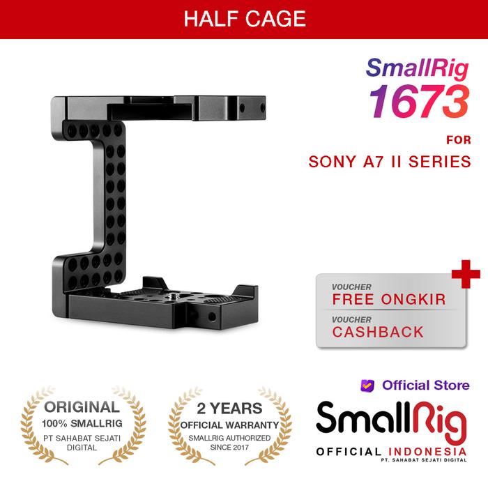 Gambar SmallRig 1673 Half Cage for Sony a7 II Series Cameras 1673 dari Smallrig Indonesia Kota Administrasi Jakarta Pusat Tokopedia