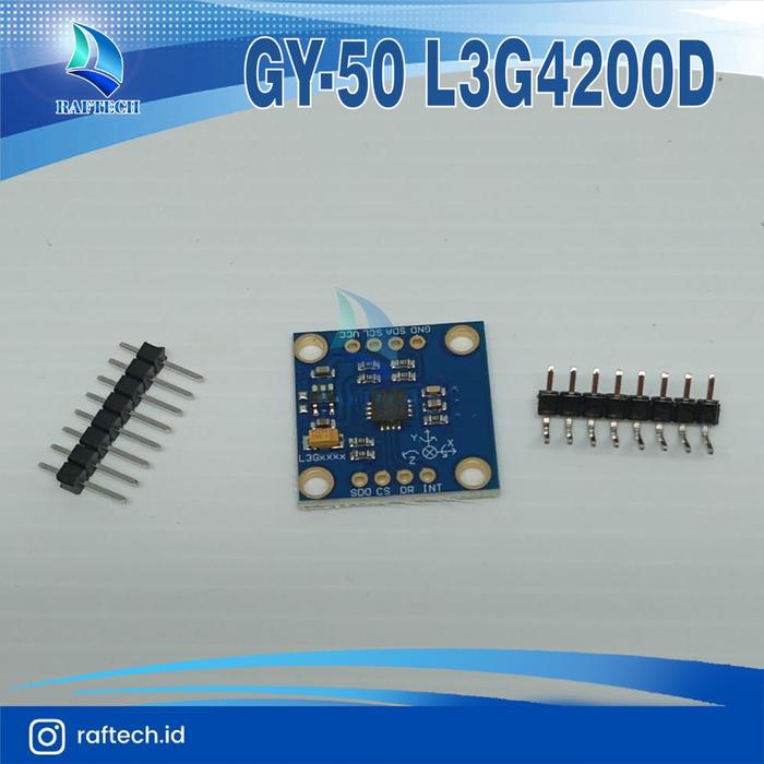 Gambar Modul Sensor Gyro Giroskop GY-50 L3G4200D Gyroscope 3 Axis GY50 Module dari raftechbandung Kota Bandung Tokopedia