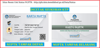 Gambar Cetak Kartu NUPTK, NISN dan NRG Dapodik dari Web Maker Indonesia Kota Kediri 1 Tokopedia