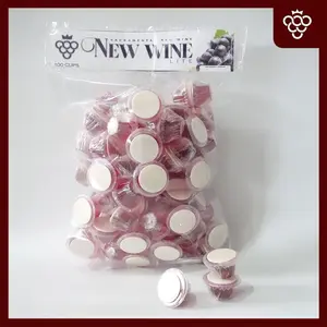 Paket Anggur Perjamuan Kudus Lite + Hosti Polos - isi 100