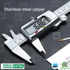 Jangka Sorong Kaliper Sigmat Digital insize Stainless 150mm TAFFWARE