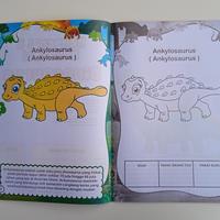 Gambar Buku Anak Paud TK Mengenal Mewarnai Dinosaurus UK BESAR - Sandro dari Toko Alida Jakarta Kota Administrasi Jakarta Selatan 5 Tokopedia