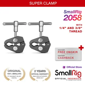 SmallRig Super Clamp with 3cm and 8cm Thread 2 pcs Pack 2058
