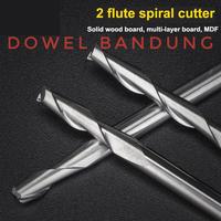 Gambar End Mill 2 Flute SPIRAL FLATNOSE 2 mm Endmill Carbide CNC Router Bit dari DOWEL BANDUNG Kota Bandung 4 Tokopedia