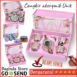 Teko Keramik Kado Nikah Hadia Pernikahan Teko Cangkir European Style