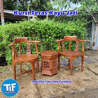 Gambar Kursi Teras Anggur Kayu Jati Harga Murah dari Toko Indo Furniture Kab. Jepara 5 Tokopedia