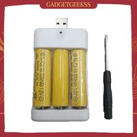 Gambar Rechargable 3pcs AA Battery Baterai Cas Free Obeng dari Simplihome Kota Batam 1 Tokopedia