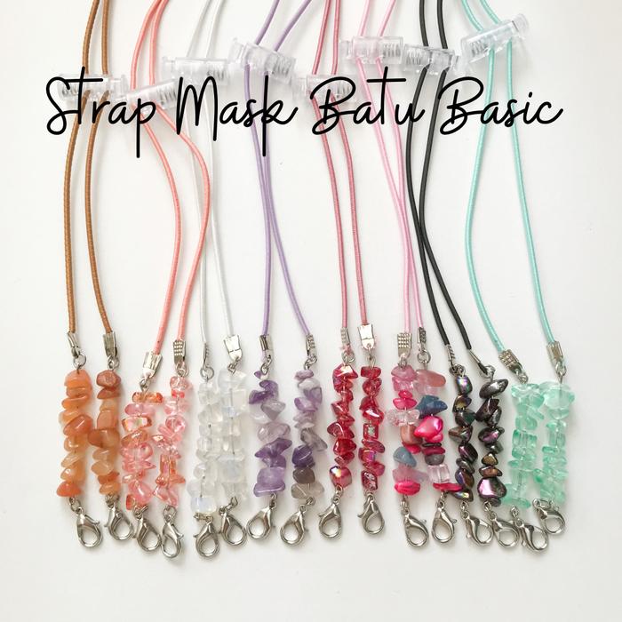 Gambar Strap Masker Batu Basic dari Dazscarf Kota Mojokerto Tokopedia