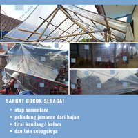 Gambar Plastik Cor Bening Buram PE Murah Lebar 1m - Terpal Plastik Bening dari Arsha Plastik Kab. Tabanan 3 Tokopedia