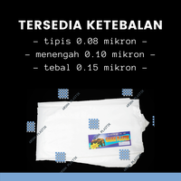 Gambar Plastik Cor Bening Buram PE Murah Lebar 1m - Terpal Plastik Bening dari Arsha Plastik Kab. Tabanan 2 Tokopedia