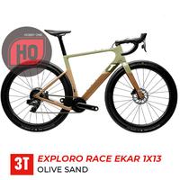 Gambar 3T EXPLORO RACE EKAR 1X13 Olive Sand Gravel - Full Bike - 54 dari Hobby One Kota Bandung 1 Tokopedia
