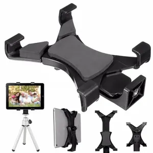 Tab Tablet Holder Smartphone Mount 1/4 Screw Bracket Tripod