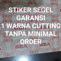Gambar Stiker segel Garansi 1warna dg cutting (bahan pecah telur) dari Samurai Printing Spesialis Stiker Segel Garansi Bahan Pecah Telur Kab. Tegal 1 Tokopedia