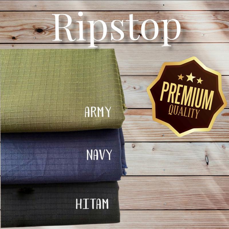 1 Meter Kain Ripstop/ Bahan Ribstok/ Ribstop bahan untuk seragam - Shop ...