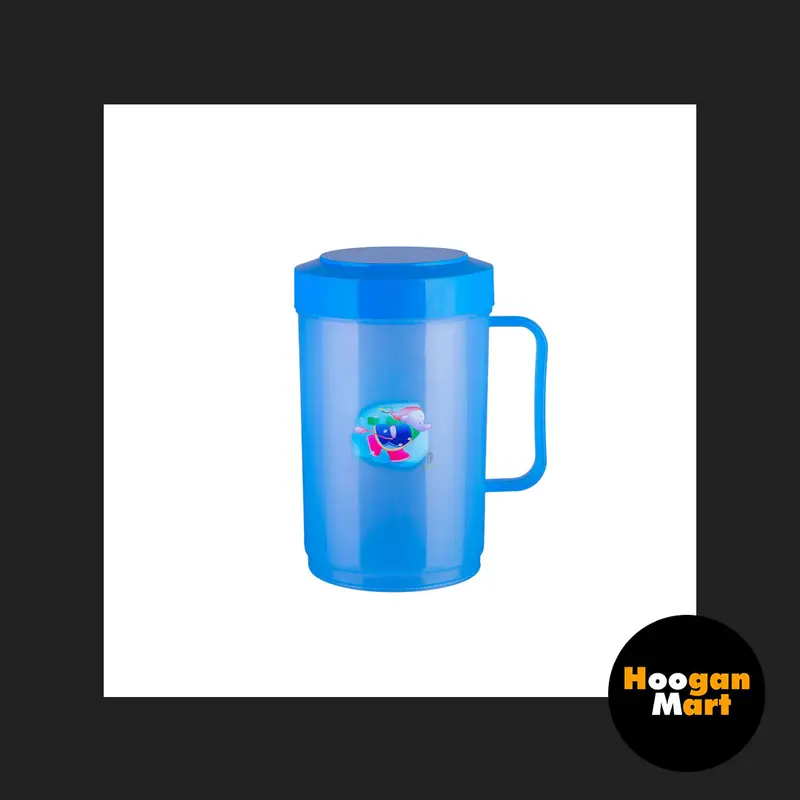 [Gelas] Cangkir / Mug Plastik dengan Tutup Jumbo Multindo 0