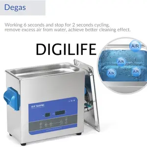 Ultrasonik Cleaner 6 Liter R6 GT Sonic Degas 6 L Ultrasonic Cleanser