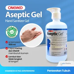Aseptic Gel 500 ml Hand Sanitizer Antiseptic standard Rumah Sakit