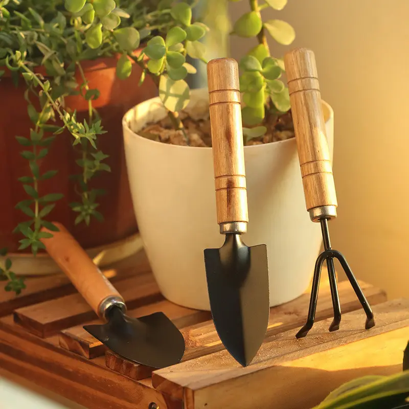 PROMO TERBAIK Alat set 3 in 1 mini berkebun tebal sekop garpu cangkul 1