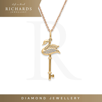 Gambar Liontin Berlian RJ – ELEGANT SWAN PENDANT - 254465 - LIONTIN ONLY dari Richards Jewellery Jakarta Barat 3 Tokopedia