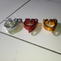 Gambar seatclamp 31.8 klem tiang jok sepeda alloy dari arie xc hobby shop Kota Depok 1 Tokopedia