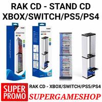 Gambar PS5 PS4 Nintendo Switch Storage Stand PS5 Rak Disc PS5 PS4 Nintendo dari Super-Gameshop.id Kota Administrasi Jakarta Pusat 1 Tokopedia