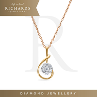 Gambar Liontin Berlian Richards Jewellery – CLASSIC MELODY PENDANT - 228367 - LIONTIN ONLY dari Richards Jewellery Jakarta Barat 2 Tokopedia