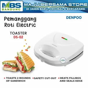 Pemanggang Roti Toaster Sandwich DENPOO DS02D