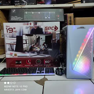 PC Gaming Fullset Core i5 3470-DDR3 8GB-VGA GT 1030 2GB-LED Monitor 19