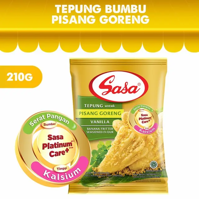 sasa tepung bumbu pisang goreng 210  gram
