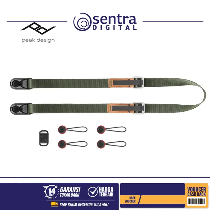 Gambar Peak Design Leash Ultralight Camera Strap Ash (L-AS-3) - Strap Midnight dari Sentra Digital Kota Surabaya 5 Tokopedia