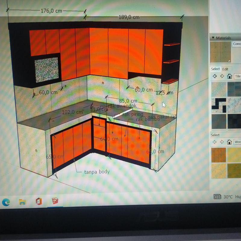 kitchen set ibu hel-dha mad-land Ci-bi-tung taman Se-na-y-an - Shop ...