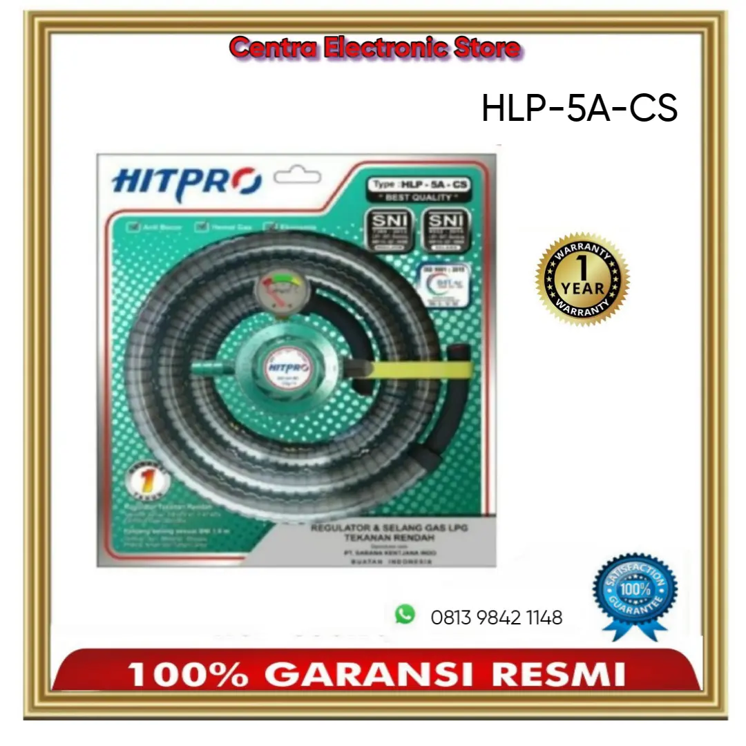 Selang Paket Regulator Meter LPG HITPRO-HLP-5A-CS