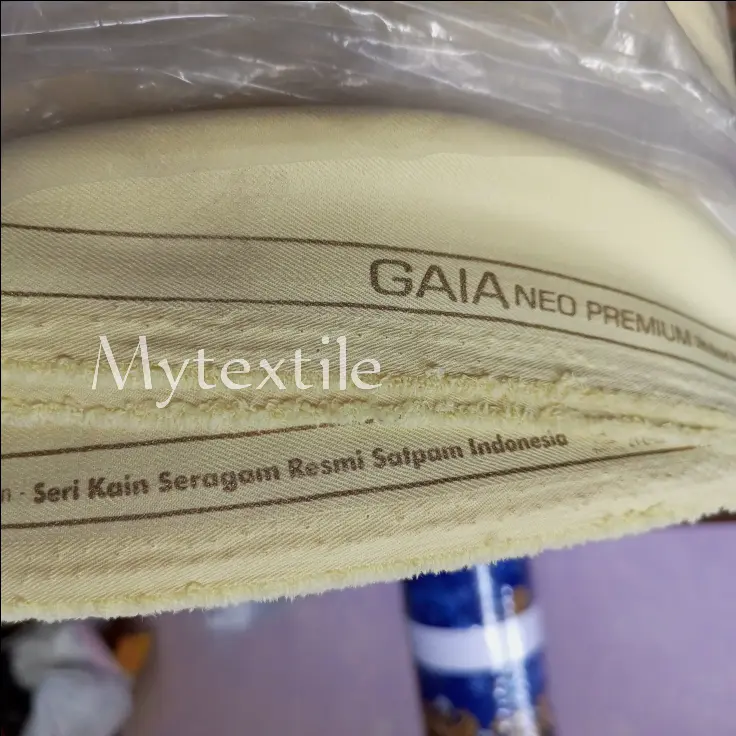 kain gaia neo Krem seragam satpam terbaru