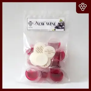 Anggur Perjamuan Kudus Lite Cup + Hosti Ayat Kecil - Isi 10