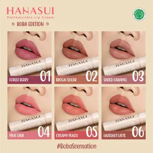 Hanasui Matteadorable Lipcream Boba Edition