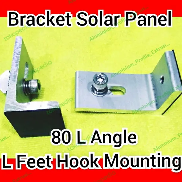 Mounting Solar Panel Bracket L Feet 80L Angle